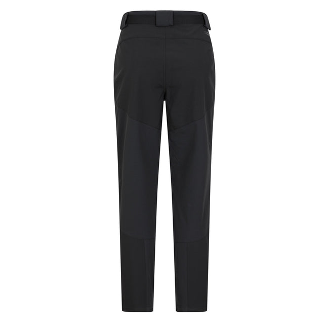 Black - Back - Mountain Warehouse Mens Forest Water Resistant Hiking Trousers
