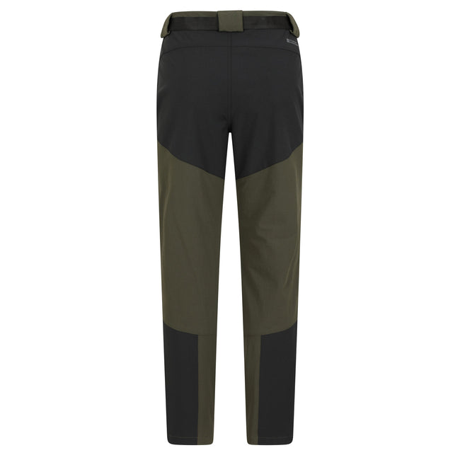 Green - Back - Mountain Warehouse Mens Forest Water Resistant Hiking Trousers