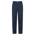 Dark Blue - Front - Mountain Warehouse Mens Forest Water Resistant Hiking Trousers
