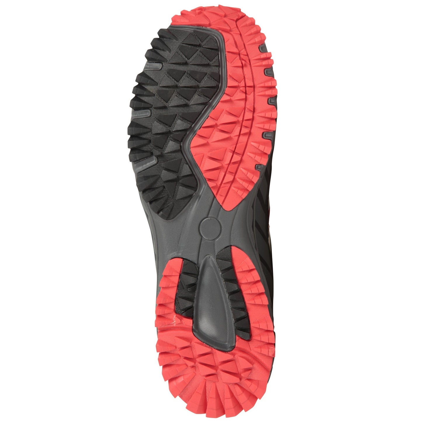 Active Red - Close up - Mountain Warehouse Mens Enhance Trail Waterproof Running Trainers