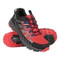 Active Red - Front - Mountain Warehouse Mens Enhance Trail Waterproof Running Trainers