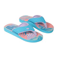 Lilac - Front - Animal Childrens-Kids Swish Recycled Flip Flops