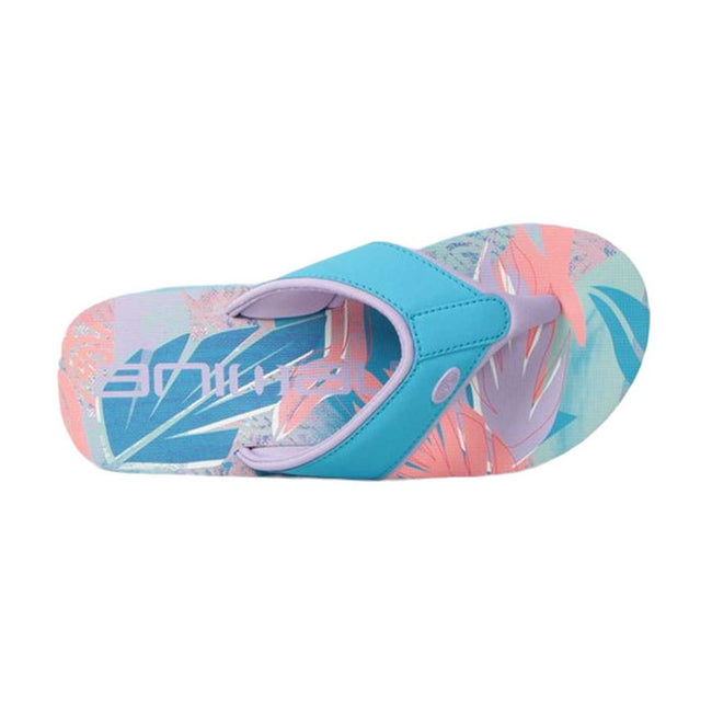 Lilac - Back - Animal Childrens-Kids Swish Recycled Flip Flops