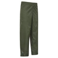 Khaki - Back - Mountain Warehouse Childrens-Kids Pakka Waterproof Over Trousers