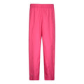 Bright Pink - Front - Mountain Warehouse Childrens-Kids Pakka Waterproof Over Trousers