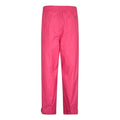 Bright Pink - Back - Mountain Warehouse Childrens-Kids Pakka Waterproof Over Trousers
