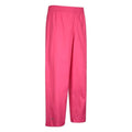 Bright Pink - Side - Mountain Warehouse Childrens-Kids Pakka Waterproof Over Trousers