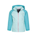 Pale Blue - Pack Shot - Mountain Warehouse Childrens-Kids Torrent II Waterproof Jacket