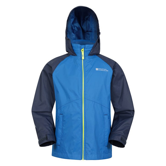 Blue - Front - Mountain Warehouse Childrens-Kids Torrent II Waterproof Jacket