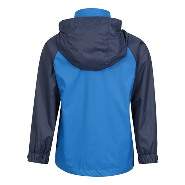 Blue - Side - Mountain Warehouse Childrens-Kids Torrent II Waterproof Jacket