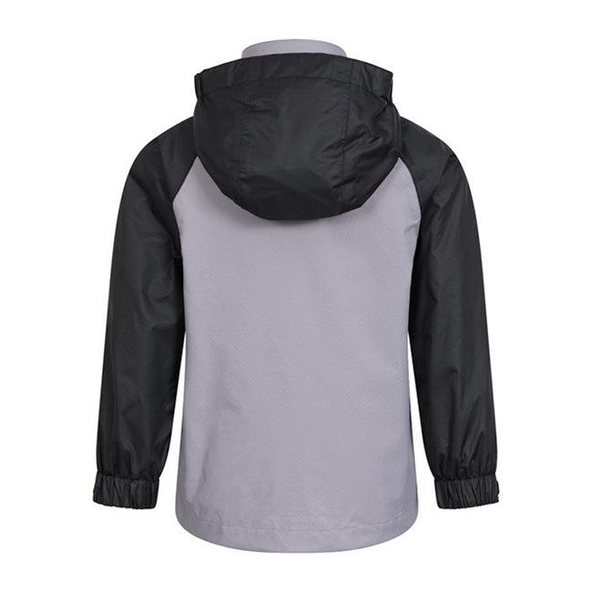 Light Grey - Side - Mountain Warehouse Childrens-Kids Torrent II Waterproof Jacket