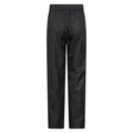 Black - Back - Mountain Warehouse Mens Spray Waterproof Regular Trousers