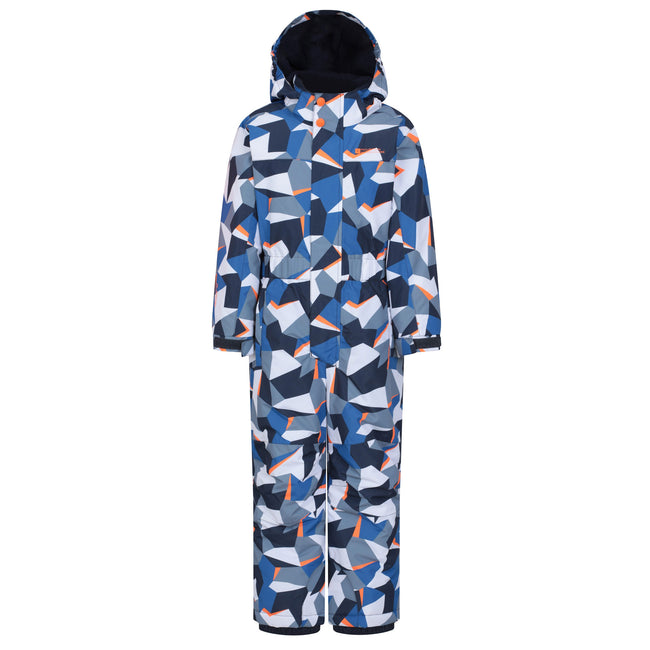 Blue - Front - Mountain Warehouse Childrens-Kids All In One Cloud Snowsuit