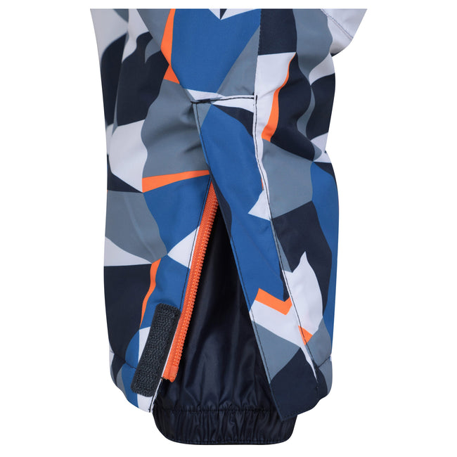 Blue - Side - Mountain Warehouse Childrens-Kids All In One Cloud Snowsuit