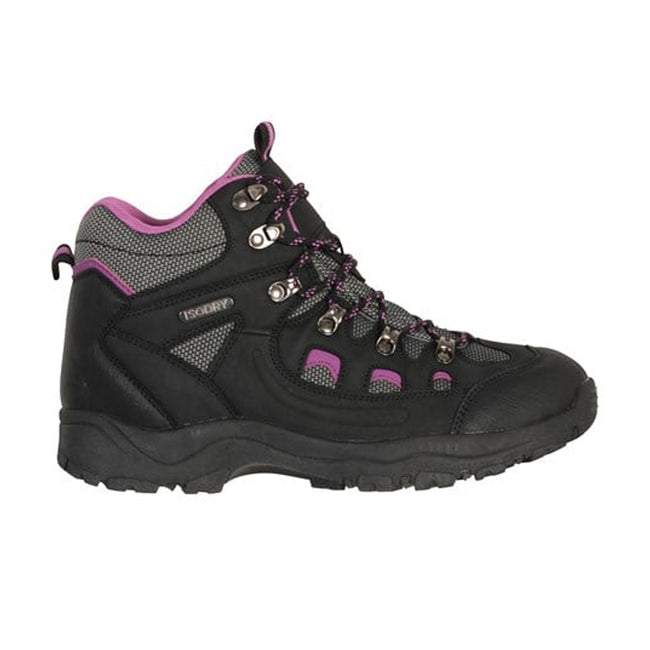 Black - Front - Mountain Warehouse Womens-Ladies Adventurer Waterproof Walking Boots