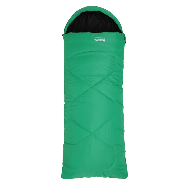 Bright Green - Front - Mountain Warehouse Childrens-Kids Summit Mini Sleeping Bag