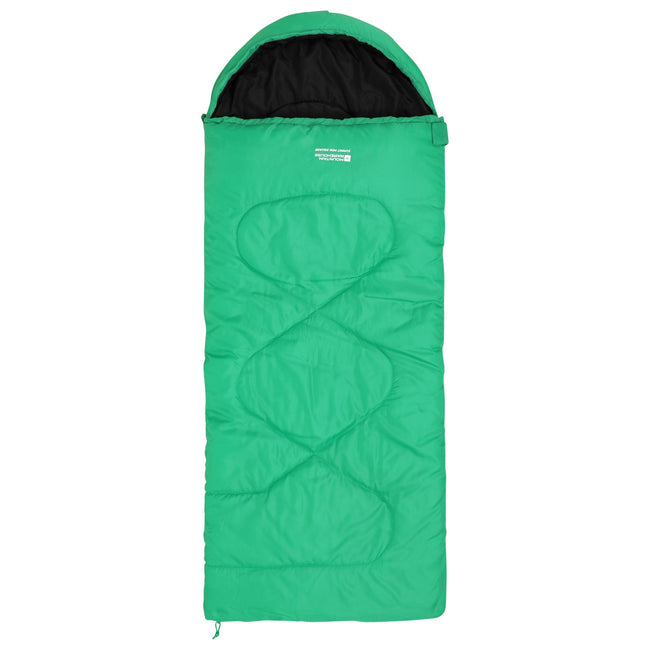 Bright Green - Side - Mountain Warehouse Childrens-Kids Summit Mini Sleeping Bag
