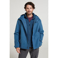 Dark Blue - Front - Mountain Warehouse Mens Fell II 3 in 1 Jacket