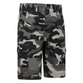 Black - Back - Mountain Warehouse Childrens-Kids Camo Cargo Shorts
