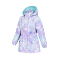 Blue - Side - Mountain Warehouse Childrens-Kids Dale Lightweight Waterproof Jacket