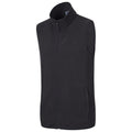 Black - Back - Mountain Warehouse Mens Alder Microfleece Gilet