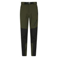 Green - Front - Mountain Warehouse Mens Forest Hiking Trousers