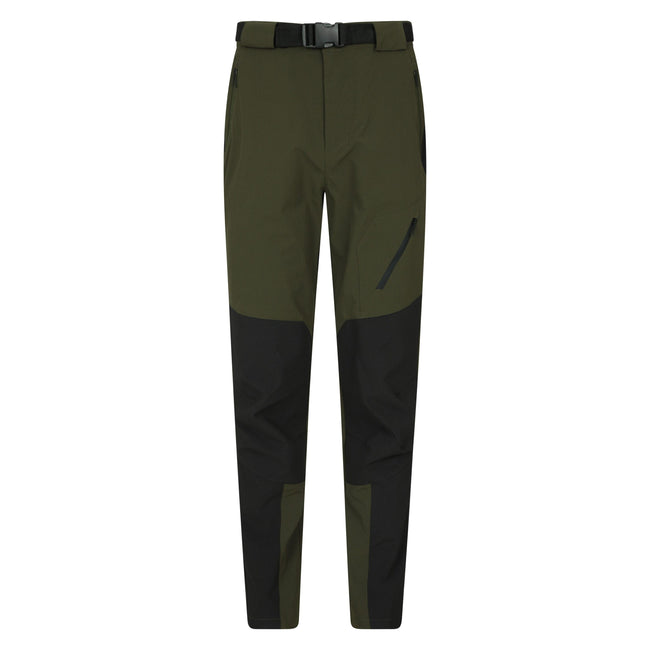 Green - Front - Mountain Warehouse Mens Forest Hiking Trousers