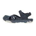 Navy - Pack Shot - Mountain Warehouse Womens-Ladies Sussex Wolverine Suede Sandals