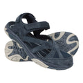 Navy - Close up - Mountain Warehouse Womens-Ladies Sussex Wolverine Suede Sandals