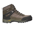 Khaki Green - Back - Mountain Warehouse Mens Storm Extreme Suede Waterproof Hiking Boots