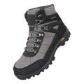 Dark Grey - Front - Mountain Warehouse Mens Storm Extreme Suede Waterproof Hiking Boots