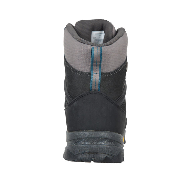 Dark Grey - Side - Mountain Warehouse Mens Storm Extreme Suede Waterproof Hiking Boots