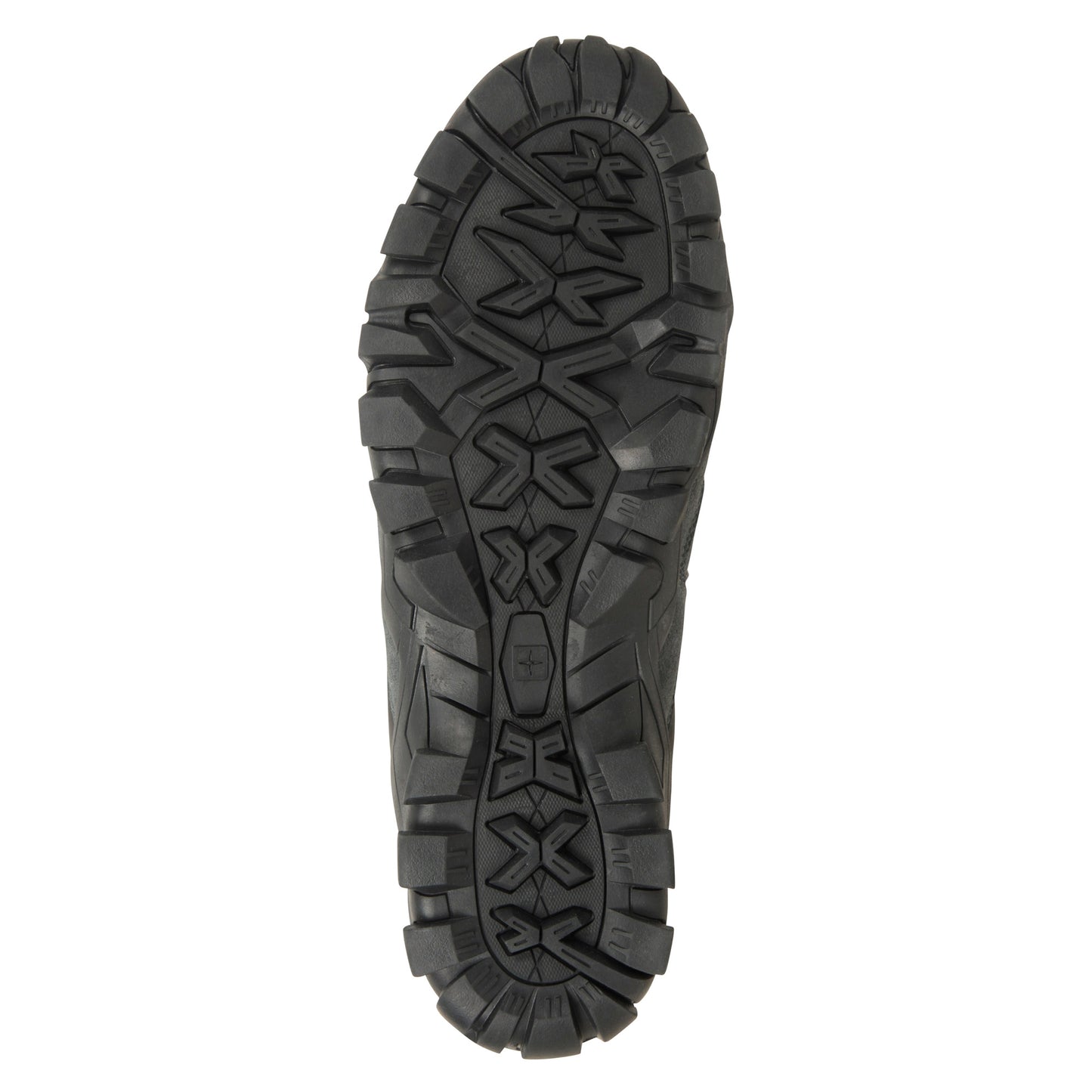 Dark Grey - Close up - Mountain Warehouse Mens Curlews Waterproof Suede Walking Shoes