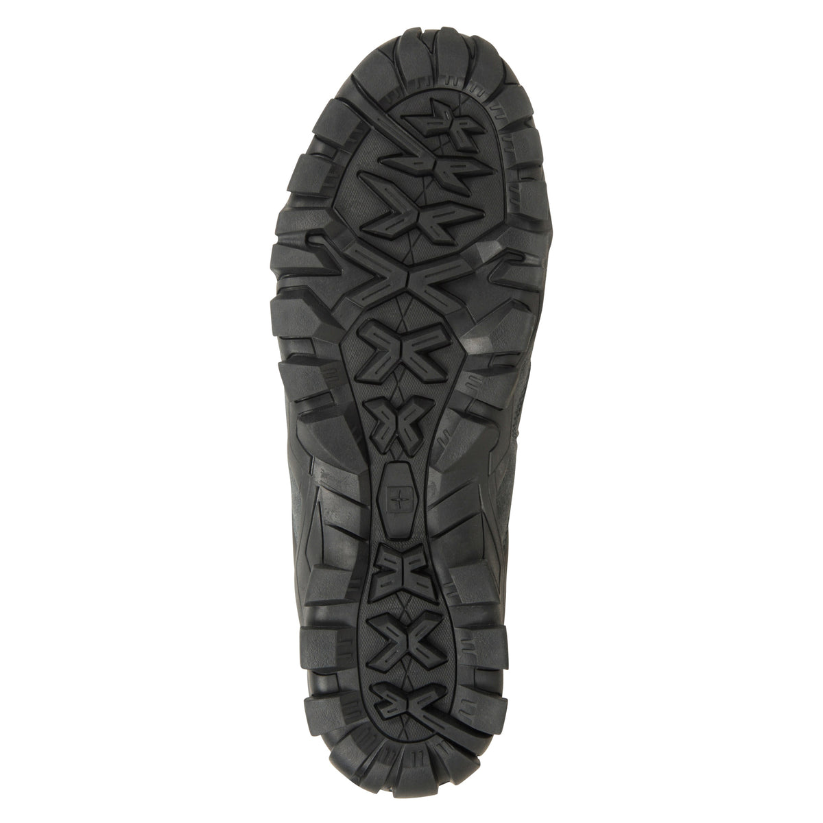 Dark Grey - Close up - Mountain Warehouse Mens Curlews Waterproof Suede Walking Shoes