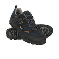 Navy - Front - Mountain Warehouse Mens Curlews Waterproof Suede Walking Shoes