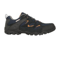 Navy - Back - Mountain Warehouse Mens Curlews Waterproof Suede Walking Shoes