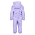Lilac - Back - Mountain Warehouse Childrens-Kids Spright Waterproof Rain Suit