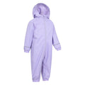Lilac - Side - Mountain Warehouse Childrens-Kids Spright Waterproof Rain Suit
