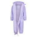 Lilac - Pack Shot - Mountain Warehouse Childrens-Kids Spright Waterproof Rain Suit