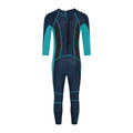 Teal - Back - Mountain Warehouse Childrens-Kids Wetsuit
