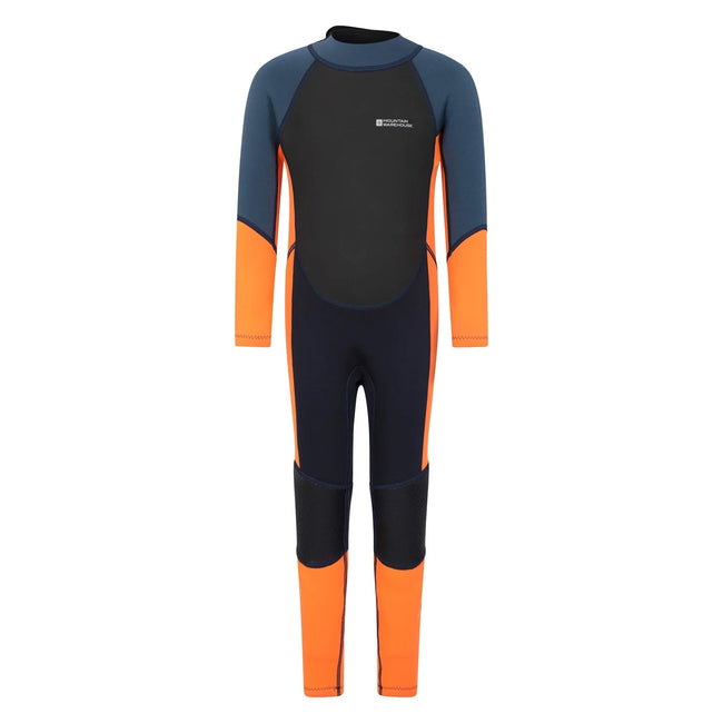 Bright Orange - Front - Mountain Warehouse Childrens-Kids Wetsuit