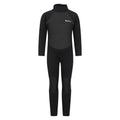 Black - Front - Mountain Warehouse Childrens-Kids Wetsuit
