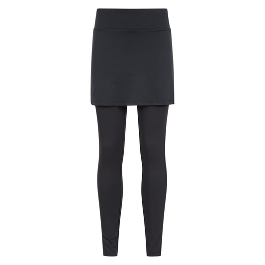Black - Front - Mountain Warehouse Womens-Ladies Volley II Netball Leggings