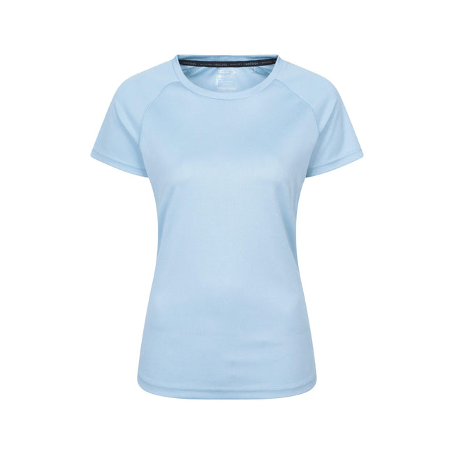 Light Blue - Front - Mountain Warehouse Womens-Ladies Endurance T-Shirt