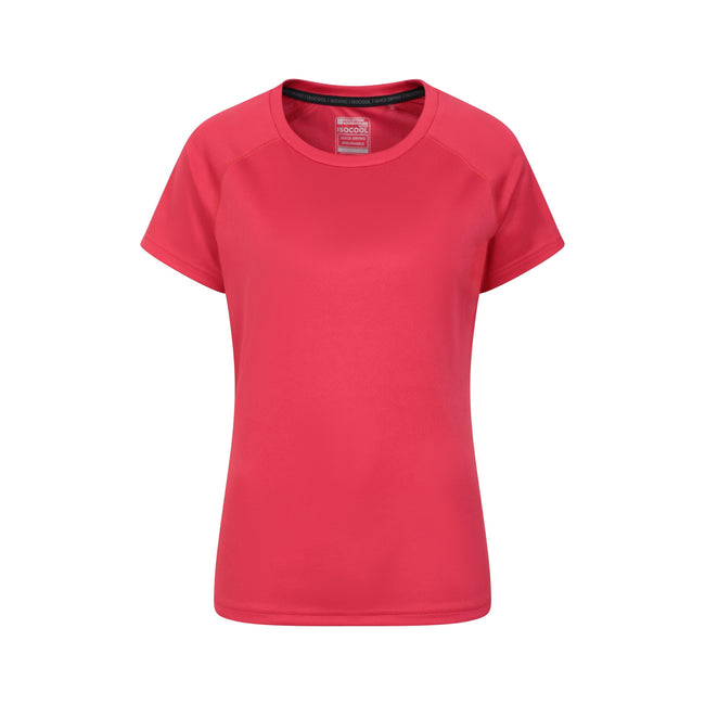Coral - Front - Mountain Warehouse Womens-Ladies Endurance T-Shirt