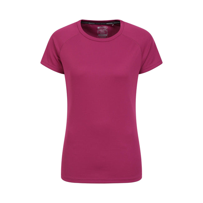 Purple - Front - Mountain Warehouse Womens-Ladies Endurance T-Shirt