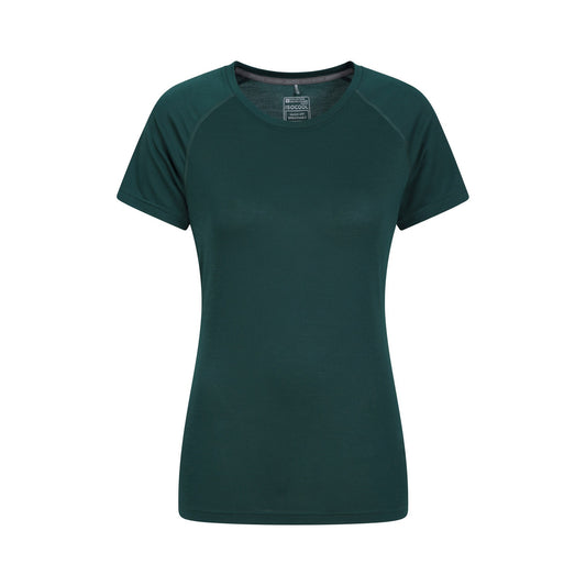 Green - Front - Mountain Warehouse Womens-Ladies Quick Dry T-Shirt