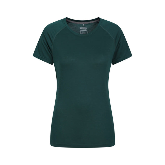 Green - Front - Mountain Warehouse Womens-Ladies Quick Dry T-Shirt