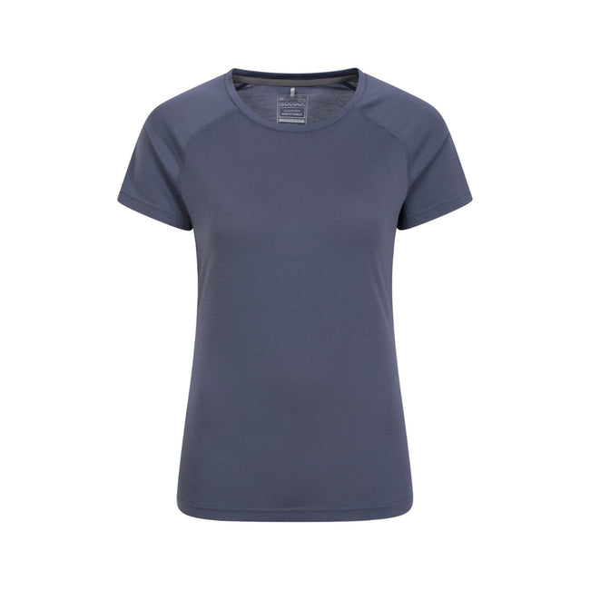 Dark Grey - Front - Mountain Warehouse Womens-Ladies Quick Dry T-Shirt