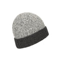 Grey - Side - Mountain Warehouse Mens Contrast Knitted Thinsulate Beanie